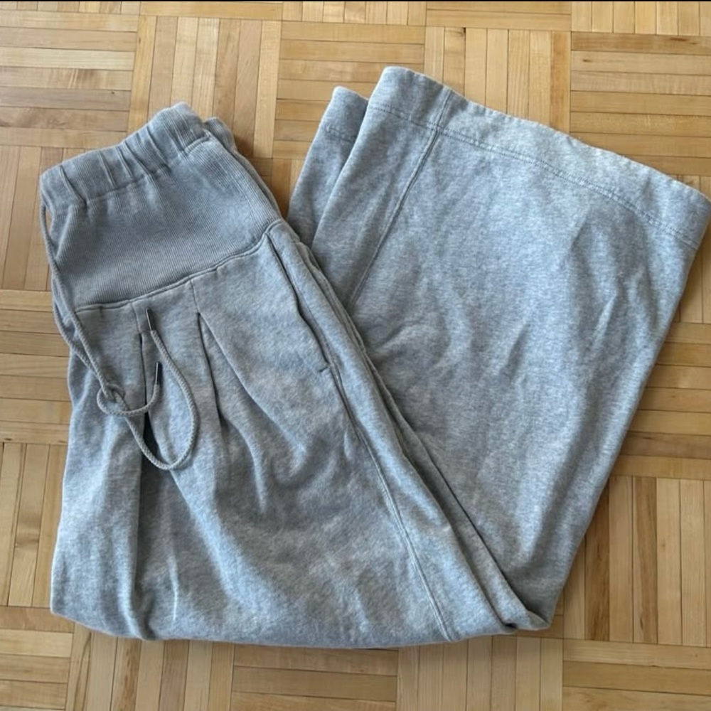 Free People Gray Jogger Sweatpants